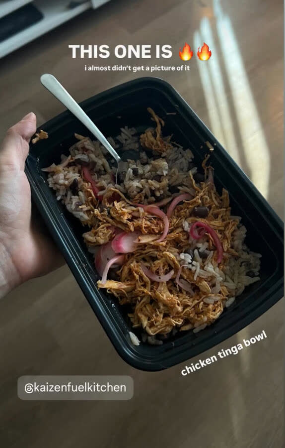 Kaizen meal prep plate