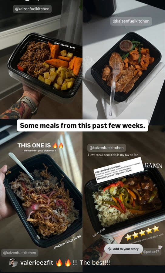 Protein-forward meal portion