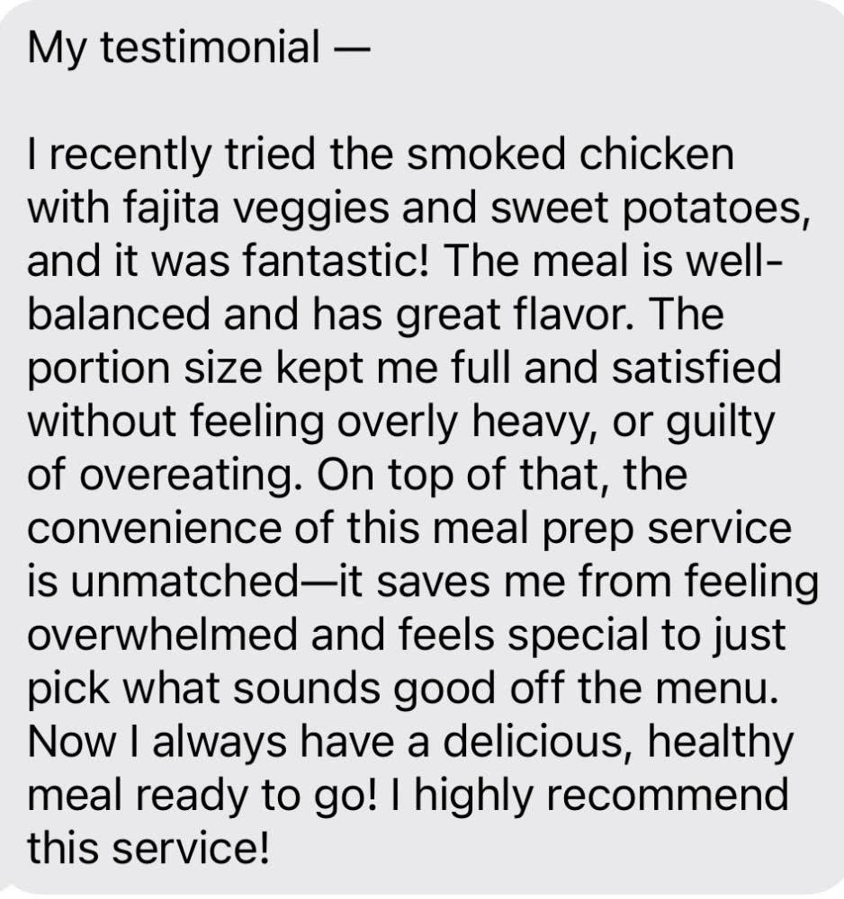 Meal shared by danielle